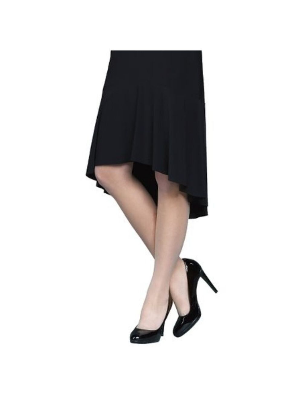 NWOT Black Mondi high low skirt size 6